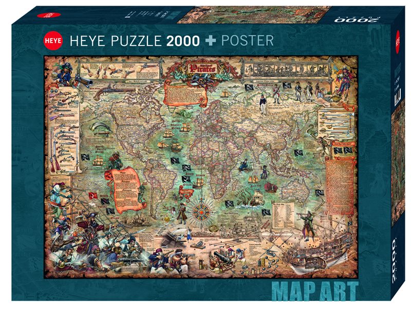 Pussel 2000bit Pirate World