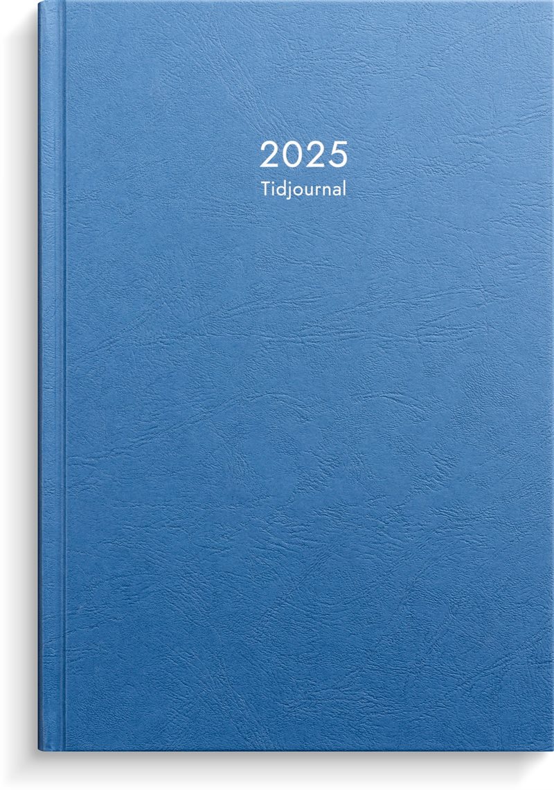 Kalender 2025 Tidjournal blå kartong