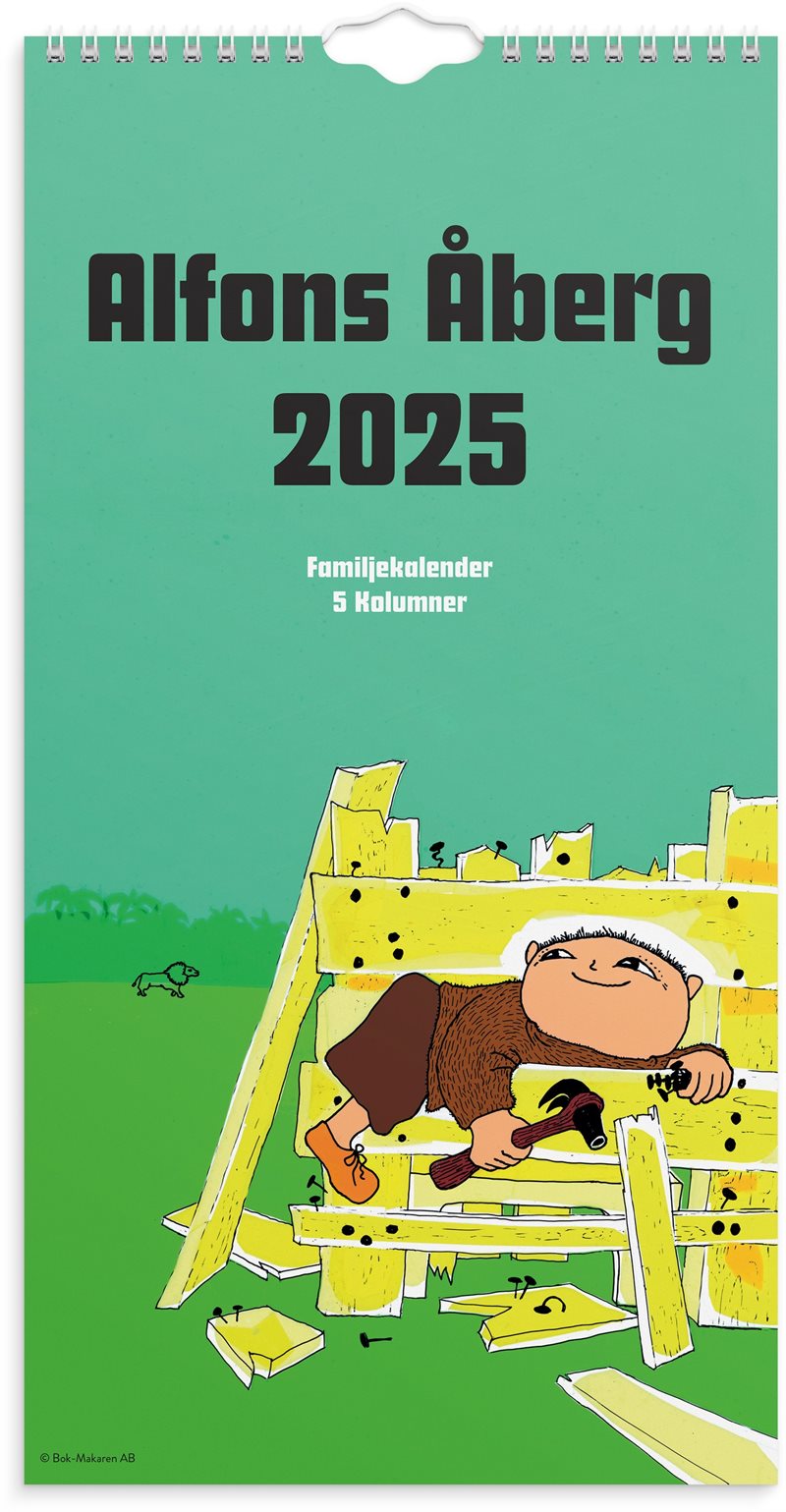 Familjekalender 2025 Alfons Åberg