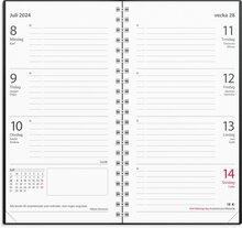 Kalender 24/25 Stora Studieåret Basic svart plast